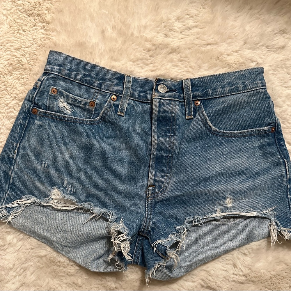 Levi cutoff shorts